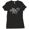 overwatch reinhardt cute Ladies Fitted T-Shirt