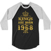 kings are born in 1968 3/4 Sleeve Shirt