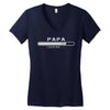 papa loading Women's V-Neck T-Shirt