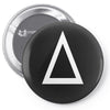 prism a triangle design graphic baseball jersey Pin-back button