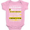 Legends Are Born In November Baby Onesie