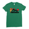 pizza is my valentine Ladies Fitted T-Shirt