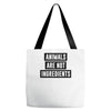 animals are not ingredients Tote Bags