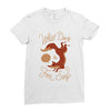 what does the fox say Ladies Fitted T-Shirt