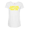 cloudy eyes, empty hearts, might lose Maternity Scoop Neck T-shirt