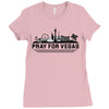 Pray for Las Vegas Ladies Fitted T-Shirt