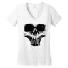 skull Women's V-Neck T-Shirt