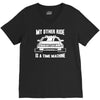 my other ride is a time machine V-Neck Tee
