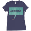 louder than words Ladies Fitted T-Shirt