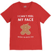 i can't feel my face V-Neck Tee