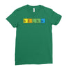 bazinga periodic table funny funny birthday present gift Ladies Fitted T-Shirt