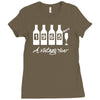 bottles 1965   mens funny Ladies Fitted T-Shirt