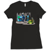 mutant invader Ladies Fitted T-Shirt