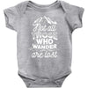 those who wander Baby Bodysuit