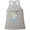 unicorns are born in april cute unicorn Racerback Tank