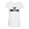 simple plan Maternity Scoop Neck T-shirt