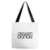 orgasm donor (3) Tote Bags