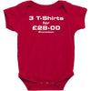 promotion   3 tshirts for &pound;28 00 Baby Bodysuit