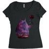 Totoro Forest Women's Triblend Scoop T-shirt