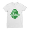Preggosaurus Egg Funny Ladies Fitted T-Shirt