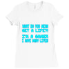 many lives Ladies Fitted T-Shirt