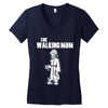 the walking mom Women's V-Neck T-Shirt