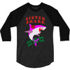 Sister Shark -Shark Do Do Do 3/4 Sleeve Shirt