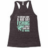 fishing fanatics1 Racerback Tank