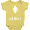 got ether ? Baby Onesie