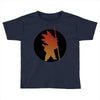 Goku Silhouette Toddler T-shirt