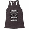 Never Underestimate the Strength of a Melanoma Cancer Warrior Racerback Tank