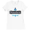 heisenberg crystal meth Ladies Fitted T-Shirt