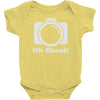 oh shoot camera Baby Onesie