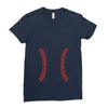 Baseball Mom Ladies Fitted T-Shirt