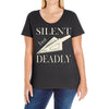 silent but deadly blow Ladies Curvy T-Shirt