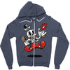 modern hero Zipper Hoodie