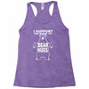 bear hugs Racerback Tank