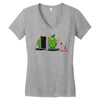 worm magic Women's V-Neck T-Shirt