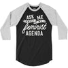 feminist agenda 3/4 Sleeve Shirt