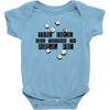 the dice are trying to kill me Baby Onesie