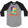 skate face 3/4 Sleeve Shirt