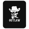 outlaw cow boy motor bike Mousepad