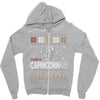 santa capricorn christmas ugly t shirts Zipper Hoodie