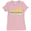 evolution of lego man Ladies Fitted T-Shirt