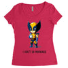 i don't do mornings Women's Triblend Scoop T-shirt
