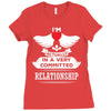 I Am Actually In A Very Commited Relationship Ladies Fitted T-Shirt