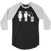 bla bla bla  fun shirt herrentag kult 3/4 Sleeve Shirt