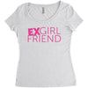 exgirl friend Women's Triblend Scoop T-shirt