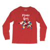 mama bear floral Long Sleeve Shirts