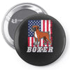 usa boxer flag Pin-back button